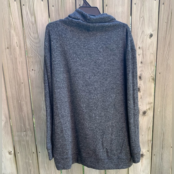 SWS Grey Cowl Neck Sweater LG - Picture 4 of 4
